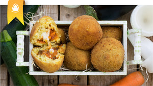 Arancini with vegetable ragù